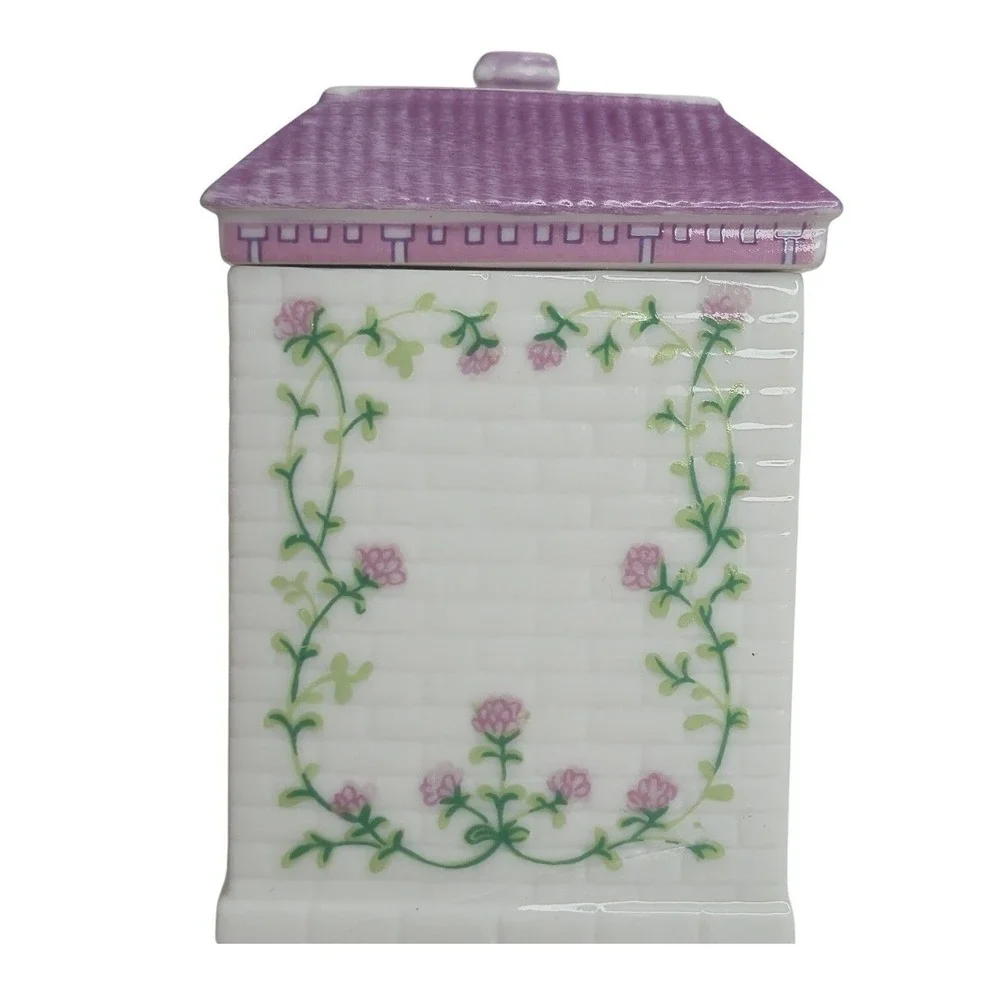 Lenox Spice Village Thyme Porcelain House Jar 1989 Spice Container READ